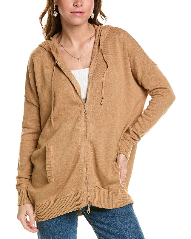 Minnie Rose Oversized Cashmere-Blend Hoodie