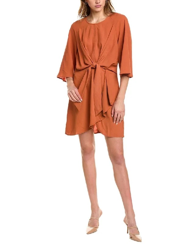 MARION Tie Front Mini Dress