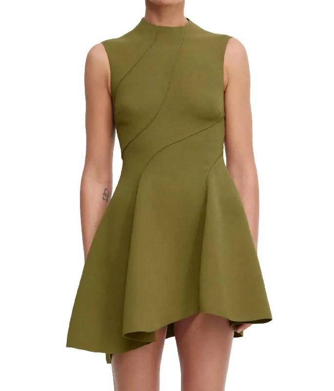 Rowe Mini Dress In Olive