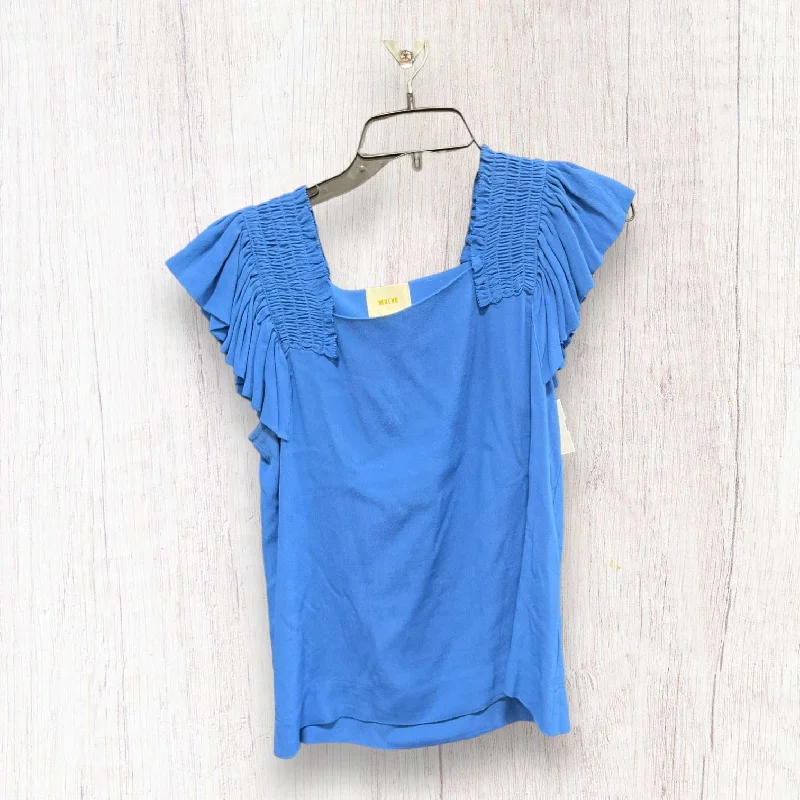 Top Short Sleeve By Maeve In Blue, Size: Xs