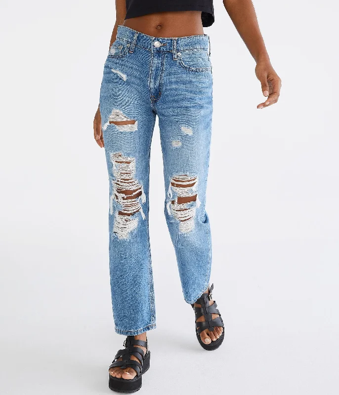 Aeropostale High-Rise Mom Jean