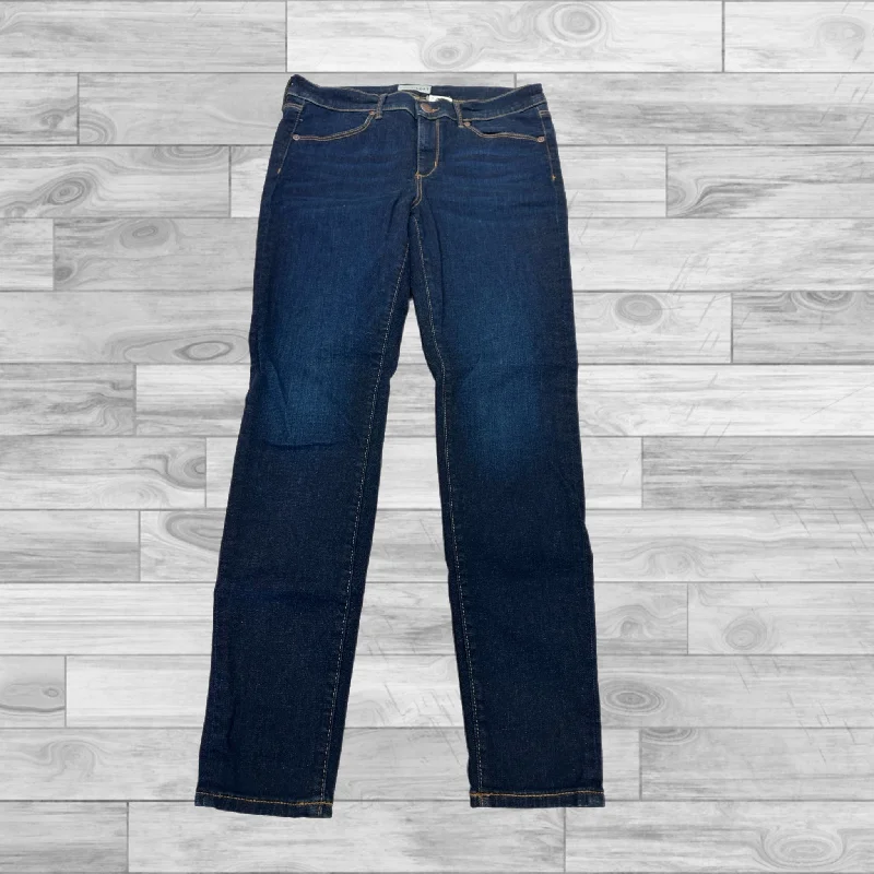 Jeans Skinny By Loft In Blue Denim, Size: 8