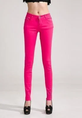 Women Skinny Jeans, Rose