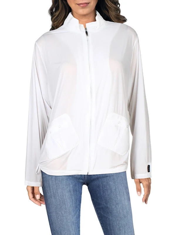 Womens Lightweight Long Sleeves Soft Shell Jacket