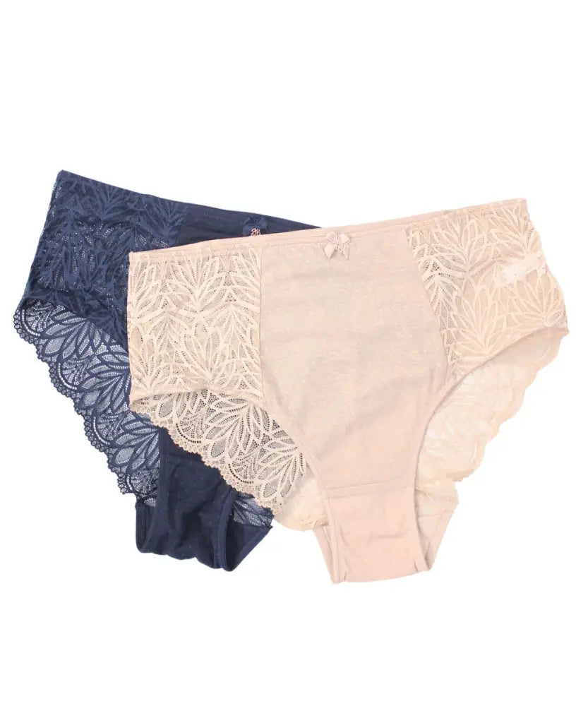 Ladies 2 Pack Full Briefs