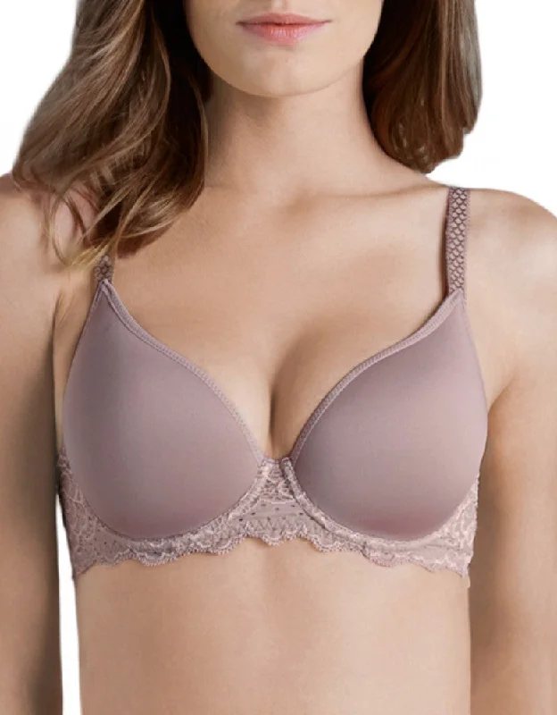 Simone Perele Caresse 3D Plunge T-Shirt Bra Sand 12A316