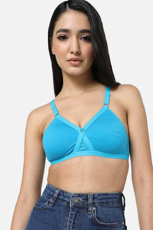 Naidu Hall Non-Wired Non-Padded Adjustable Straps T-Shirt Bra - Pretti