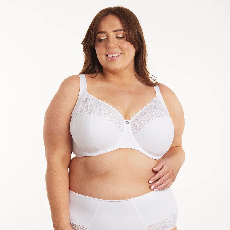 Willow Lace Premium Support Bra - White