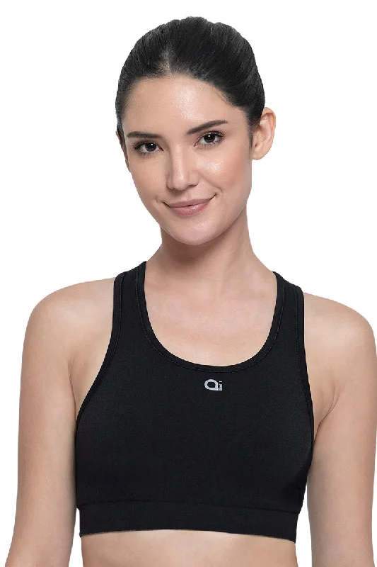 Reversible Low Impact Sports Bra - Black