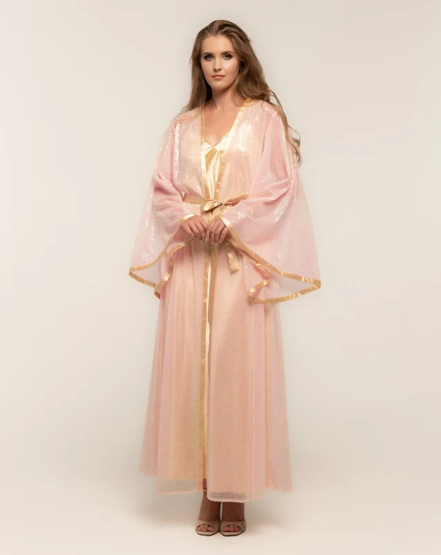 Riviera Sequin Robe and Nightgown Set